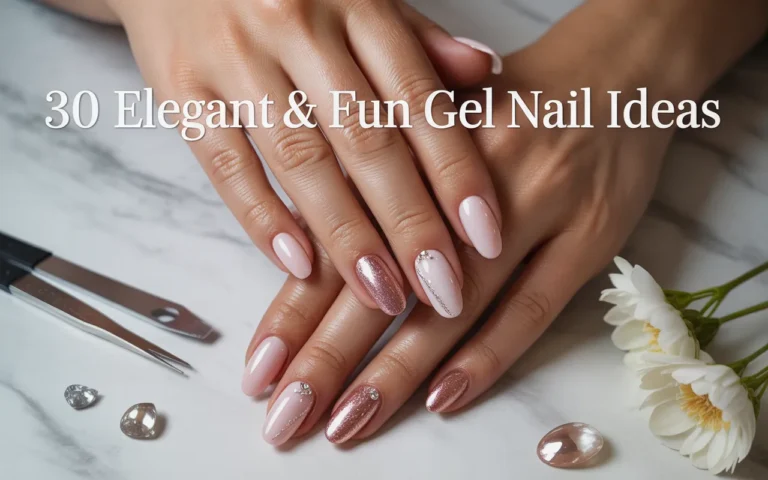30 Elegant & Fun Gel Nail Ideas