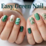 40 Easy Green Nail Art