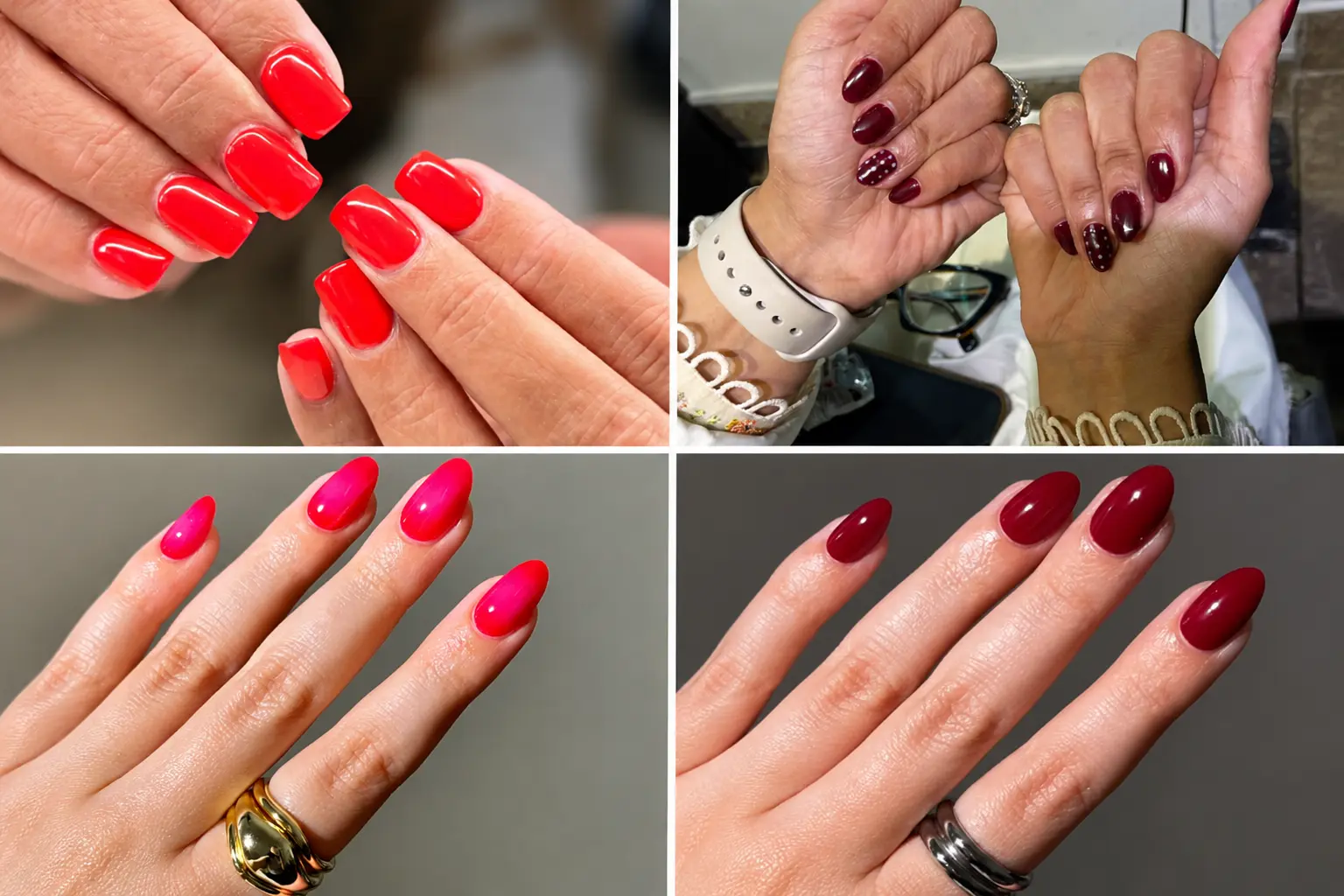 red nails