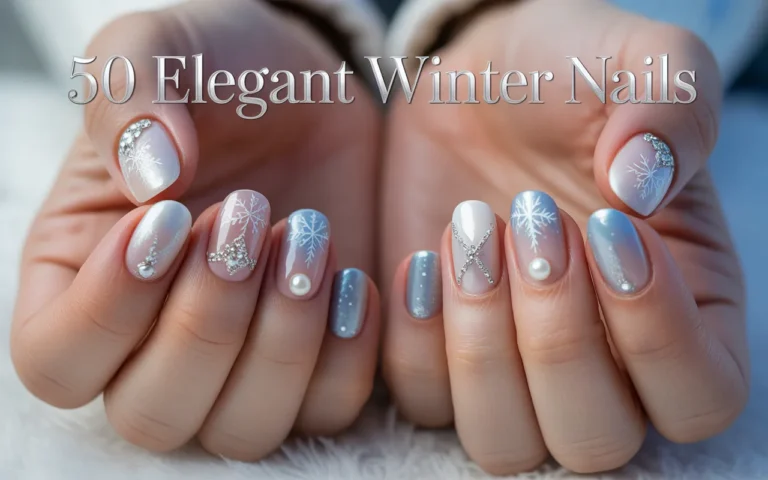 50 Elegant Winter Nails