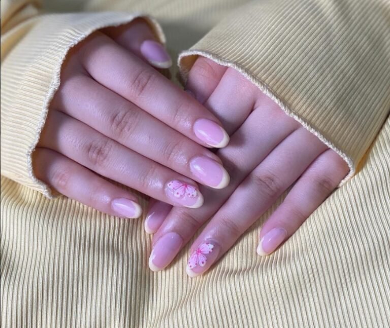 butter yellow nails