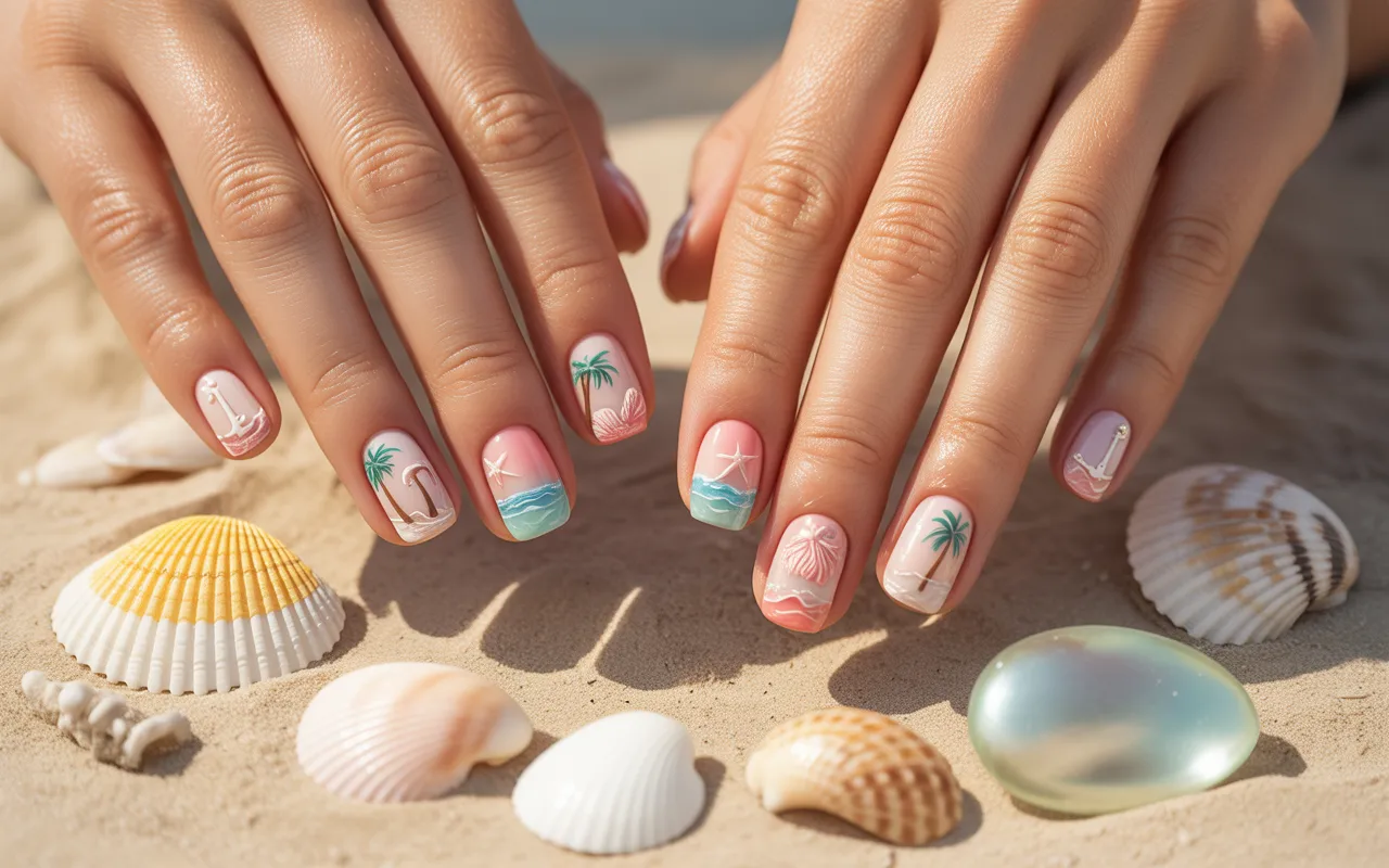 Beach Nail Designs