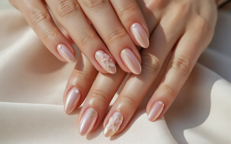 Korean Blush Nail Designs