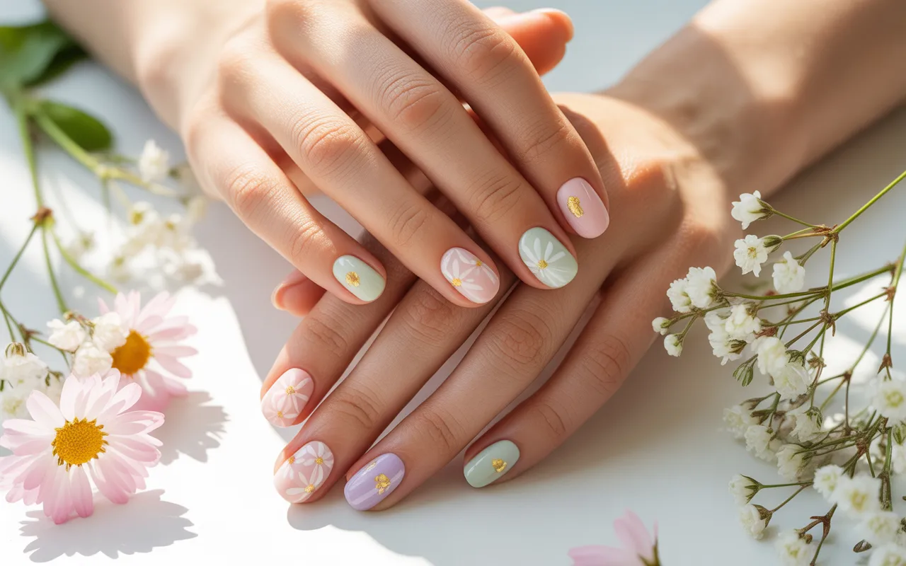Simple Spring Nail Designs