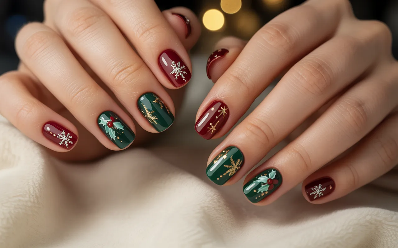Stunning Holiday Nails
