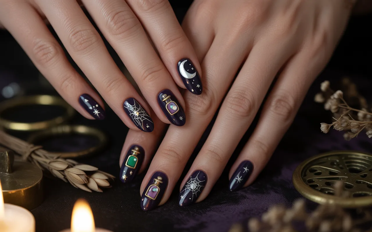 Stunning Witch-Inspired Nails