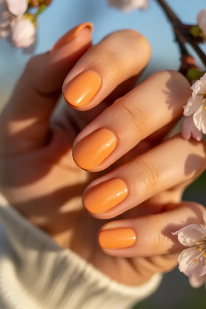 apricot nails