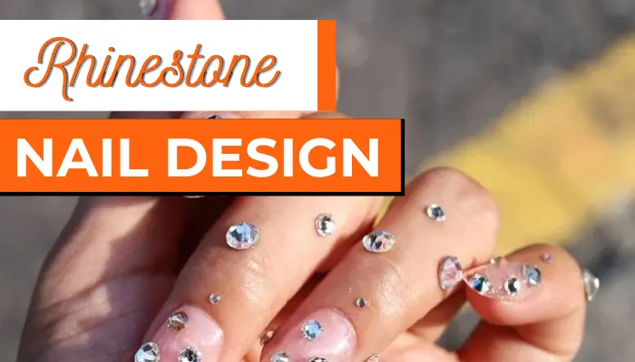 rhinestone nail designs