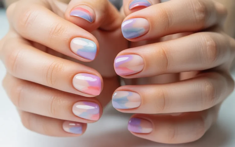 Water Color Nails