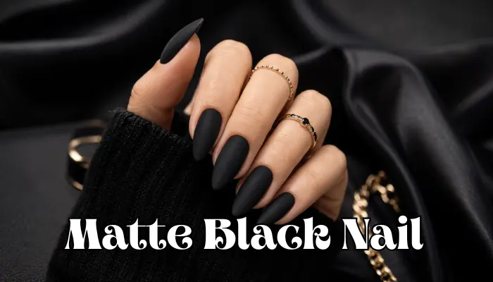 Matte Black Nail
