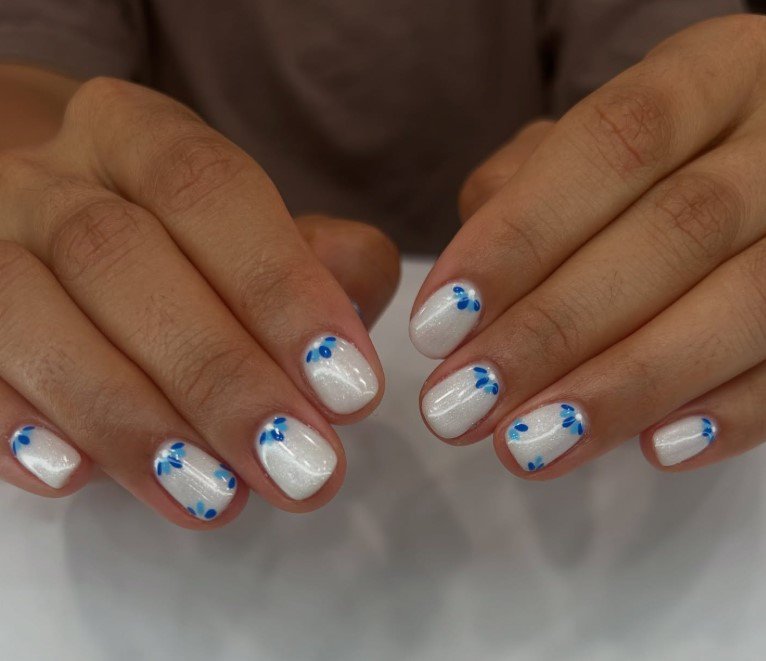 End of Summer Acrylic Nail