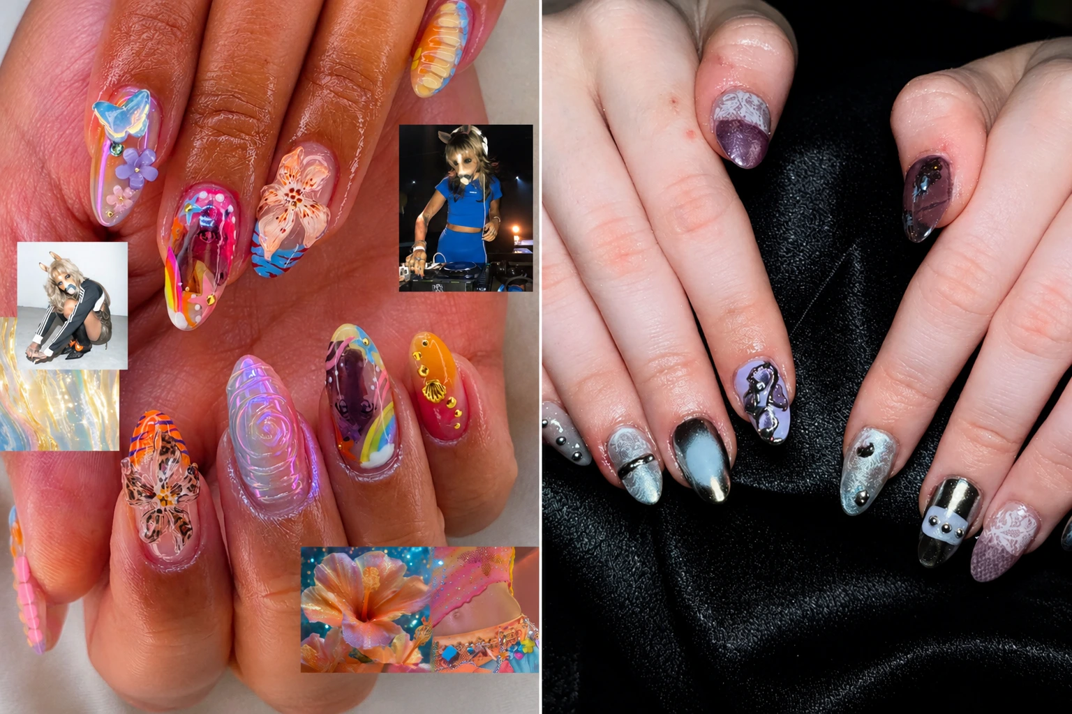 Lollapalooza Nail Ideas