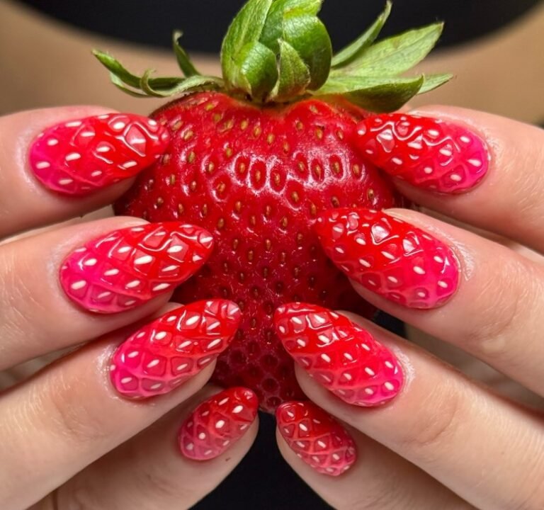 Strawberry Nails