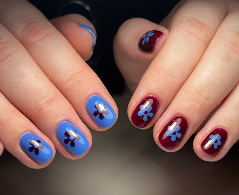 Vibrant August Nail