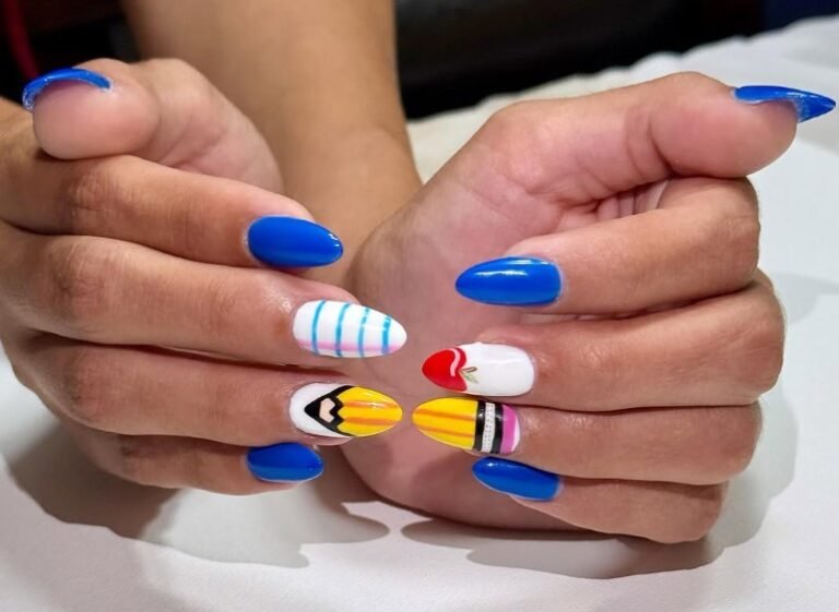 back to school nails for teachers