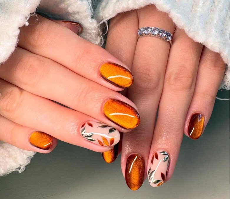 cute fall nail ideas