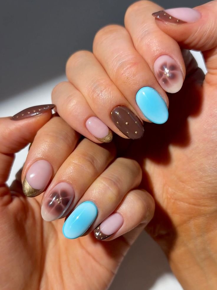 Blue & Cocoa Gem Mix