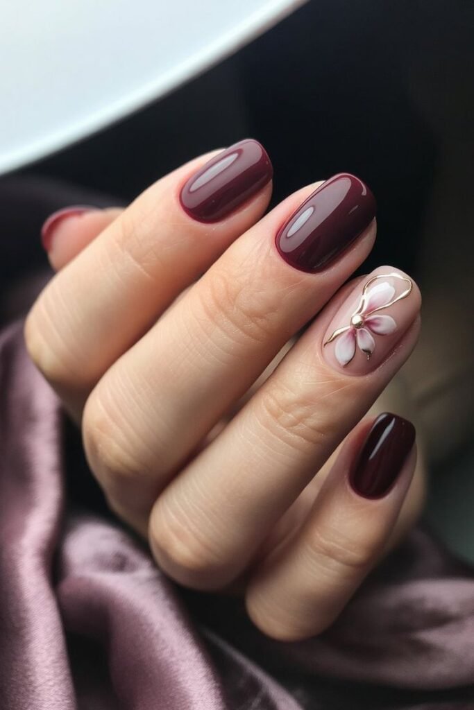 Burgundy Accent Bloom