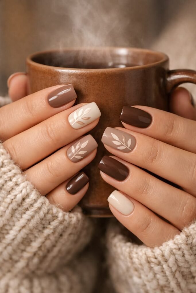 Cozy Latte Leaves