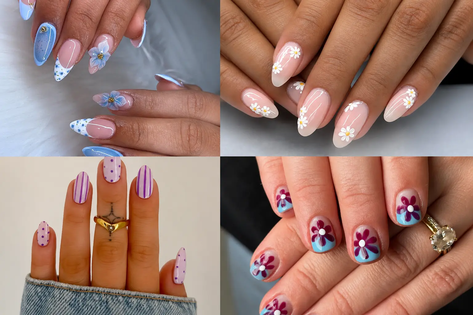 Cute end of summer nails ideas