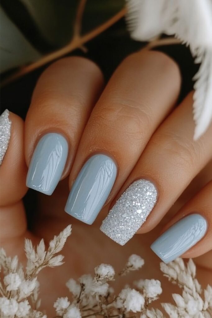 Frosted Blue Sparkle