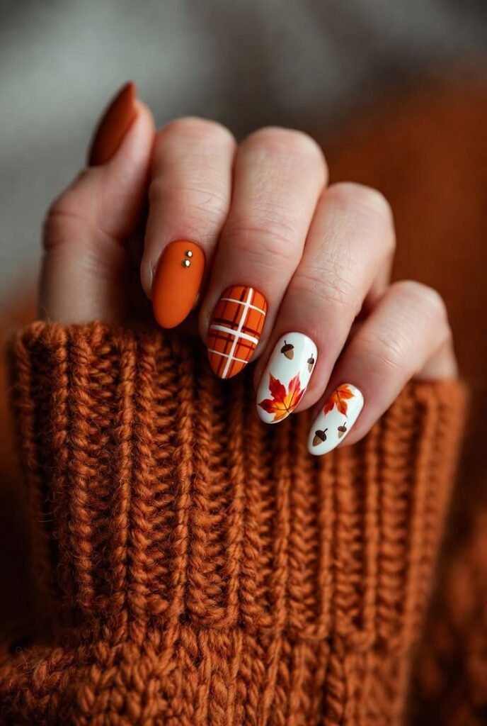 Harvest Plaid Charm