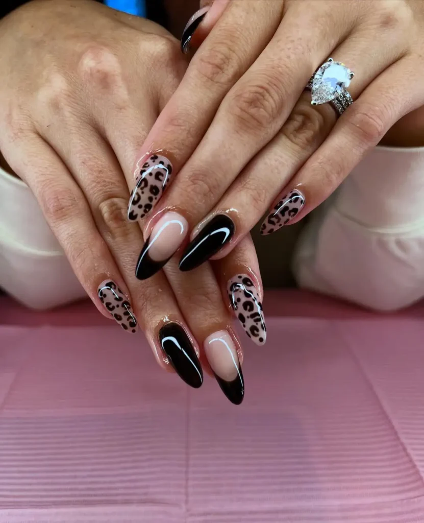 Leopard Print Nails
