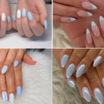 Light Blue Fall Nail Designs Ideas