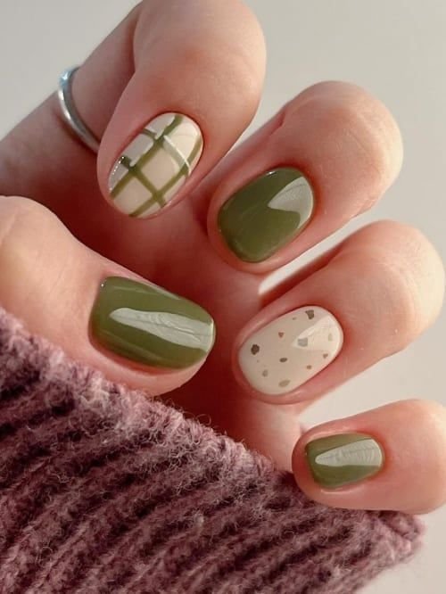 Olive Patchwork Chic
