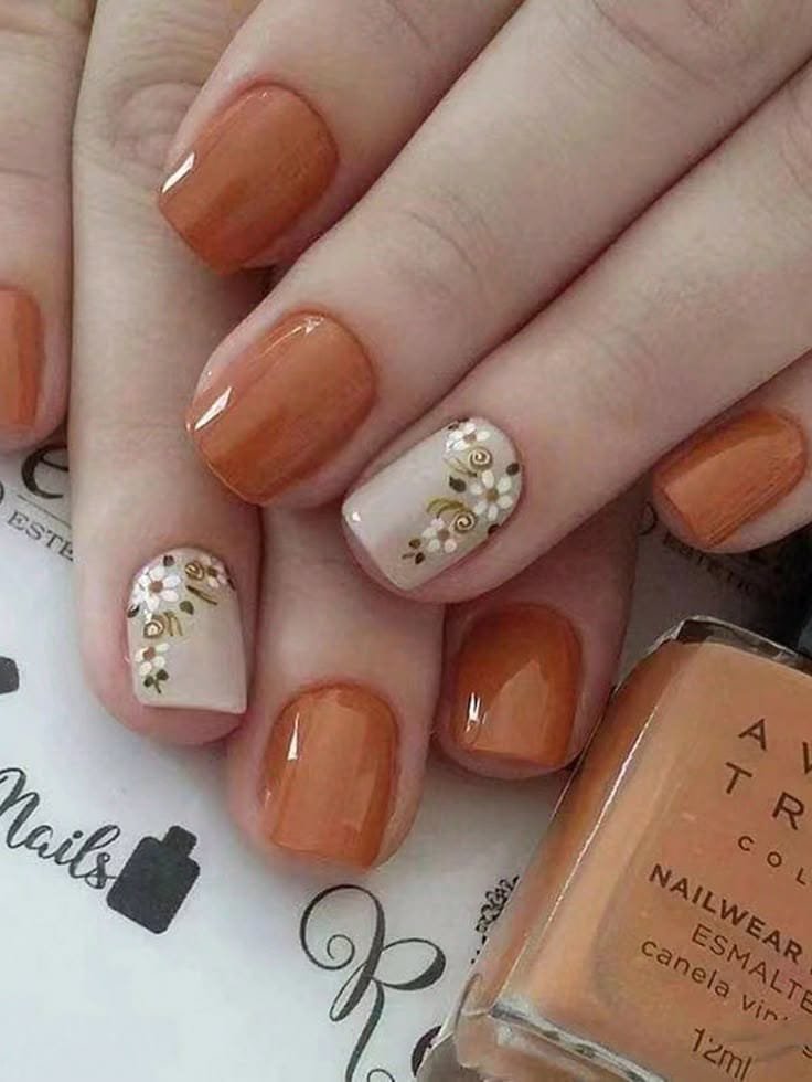 Pumpkin Floral Touch