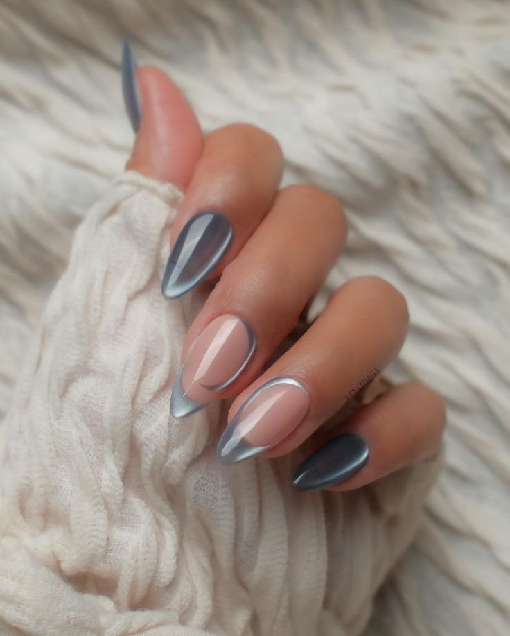 Smoky Chrome Blue Tips