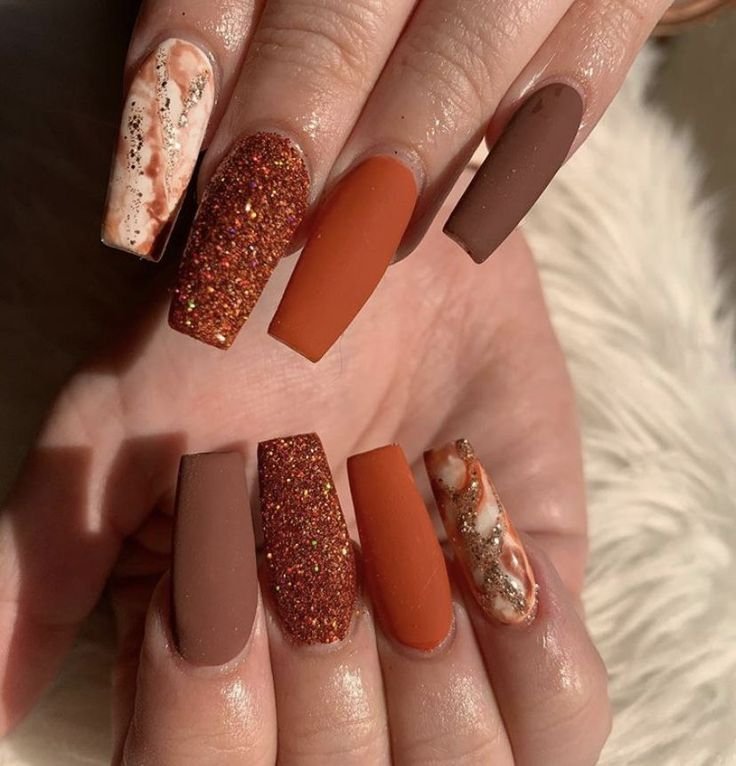 Spiced Glitter Marble