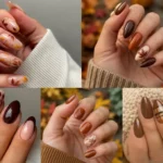 cute fall gel nails ideas