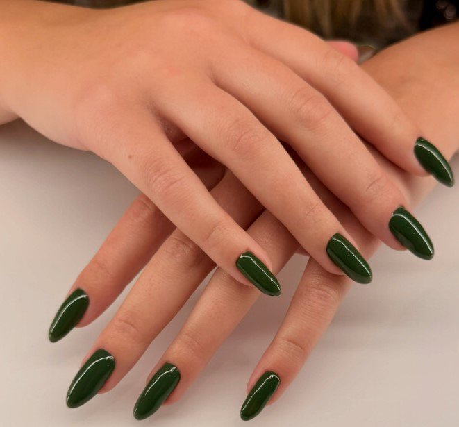 Green Fall Nails