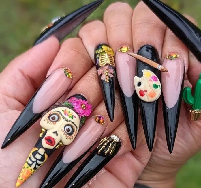 halloween nails