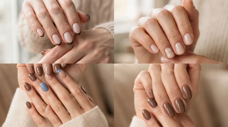simple september nails image