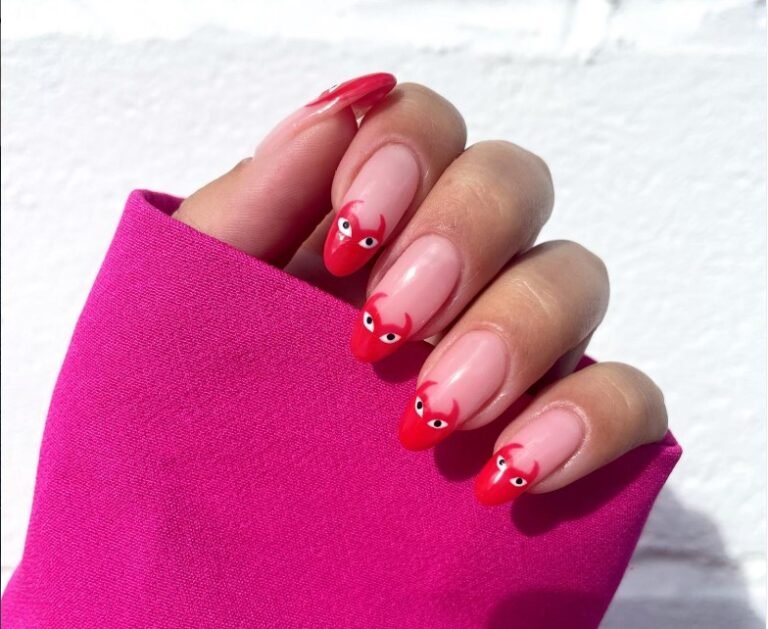 Cute Little Devil nail