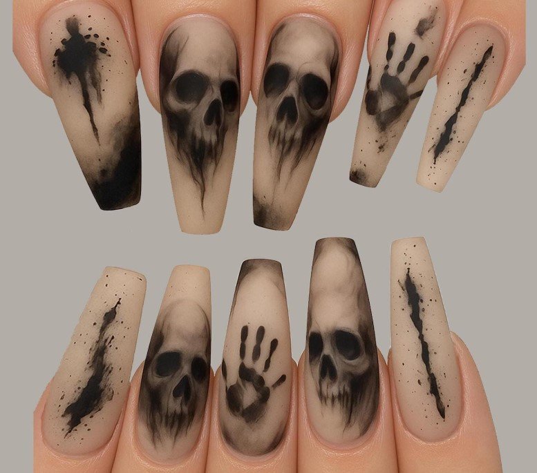 Skull nails